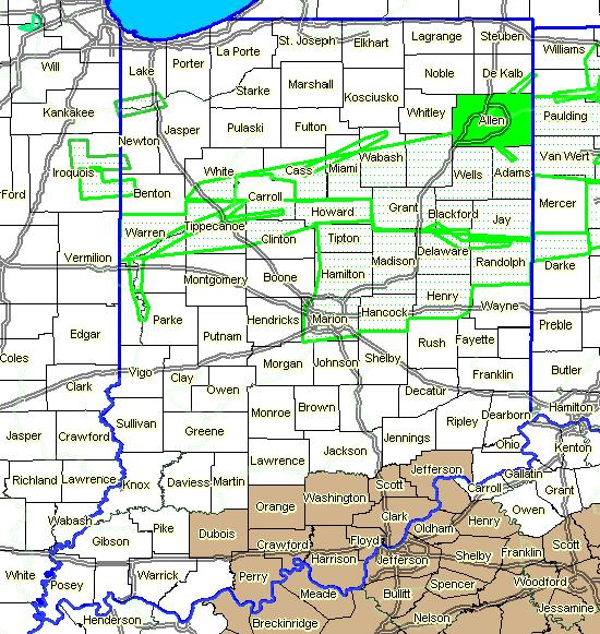East Central Indiana Weather